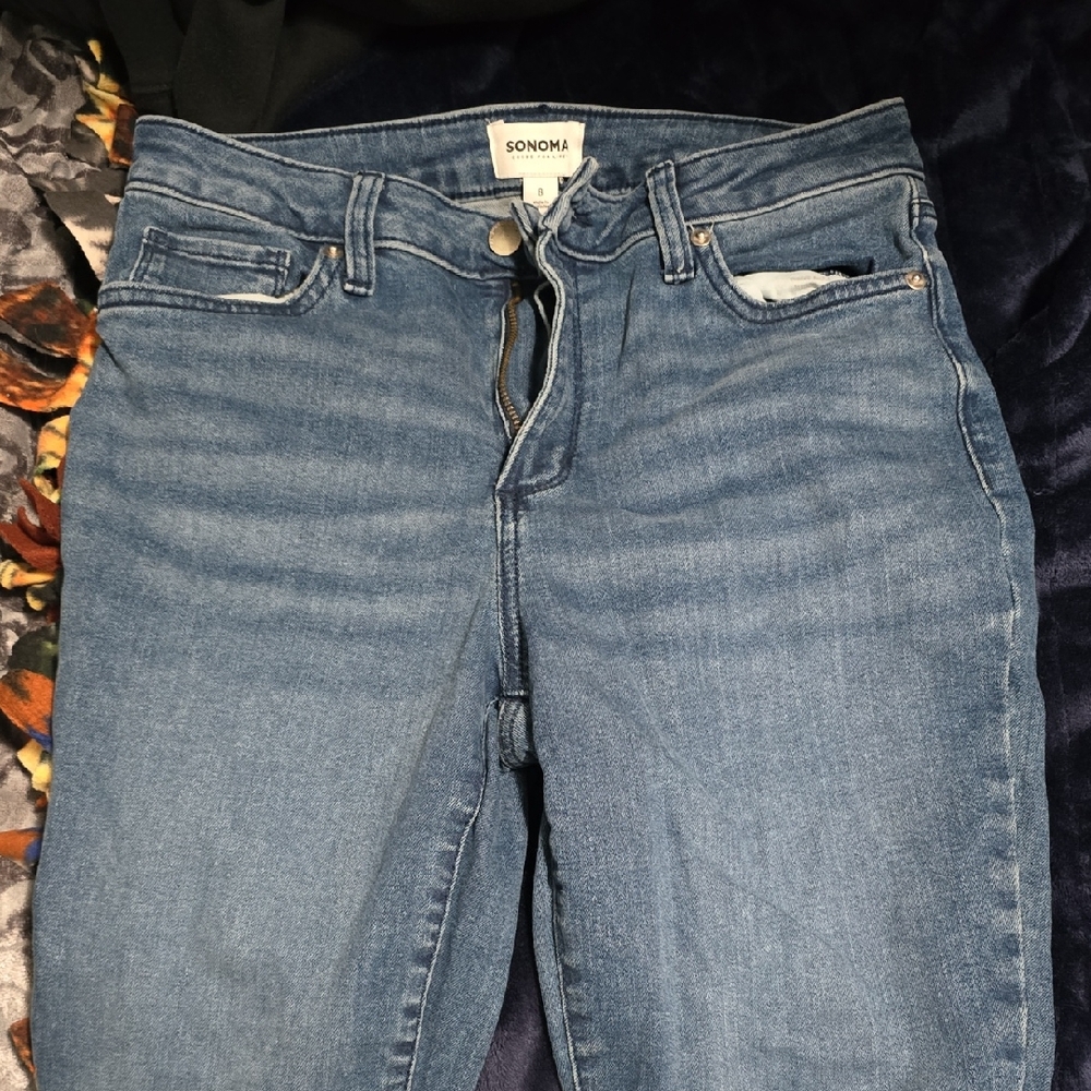 Sonoma Women's Classic Blue Skinny Jeans